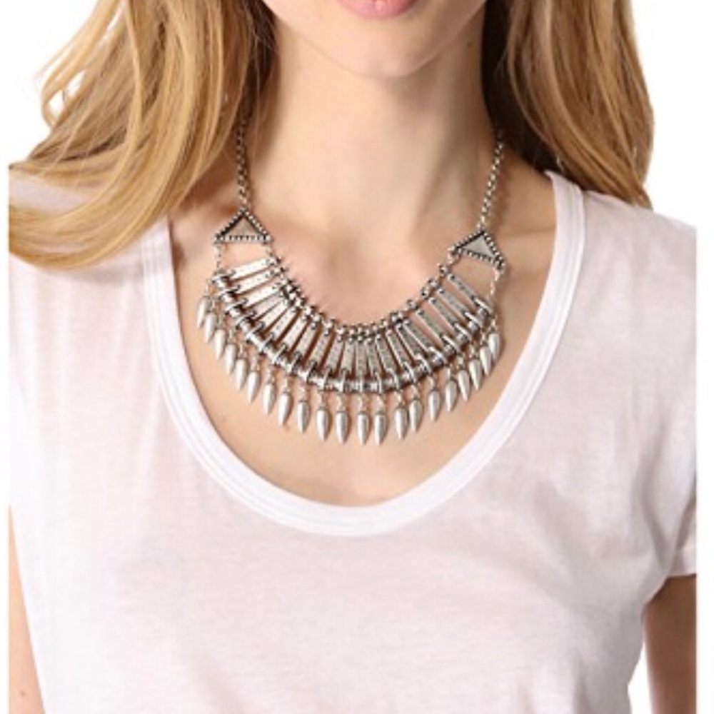 { Rebecca Minkoff } tribal bib necklace